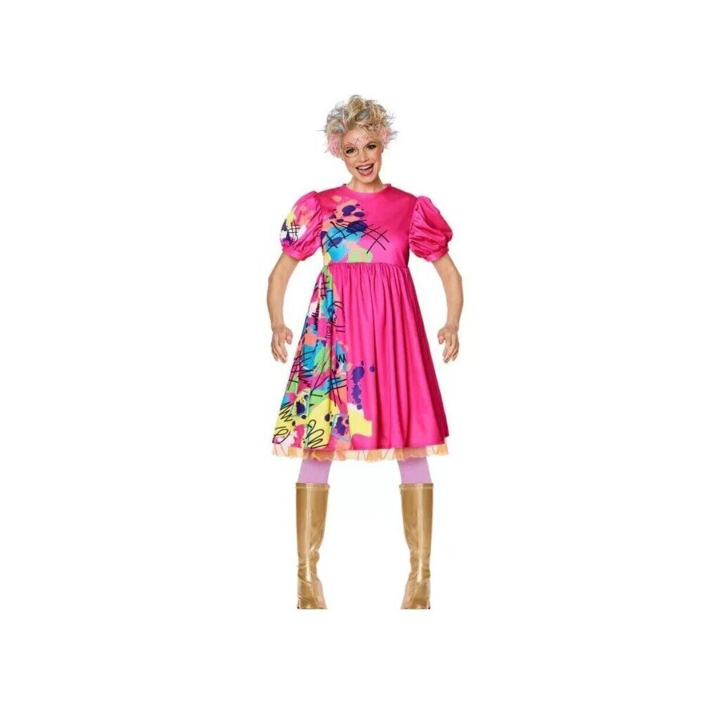 NEW Weird Barbie Movie Halloween Costume Adult Women's Medium 8-10 Pink Dress